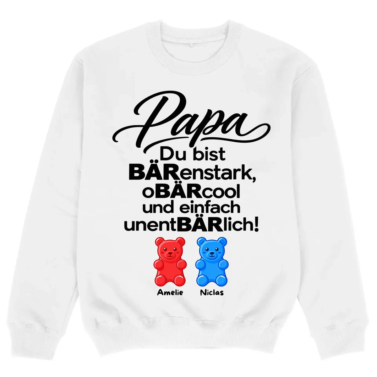 mockup sweater white