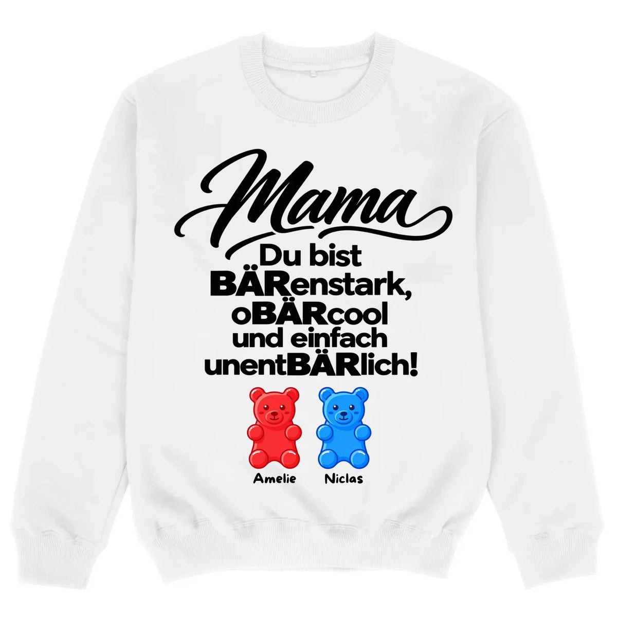 mockup sweater white