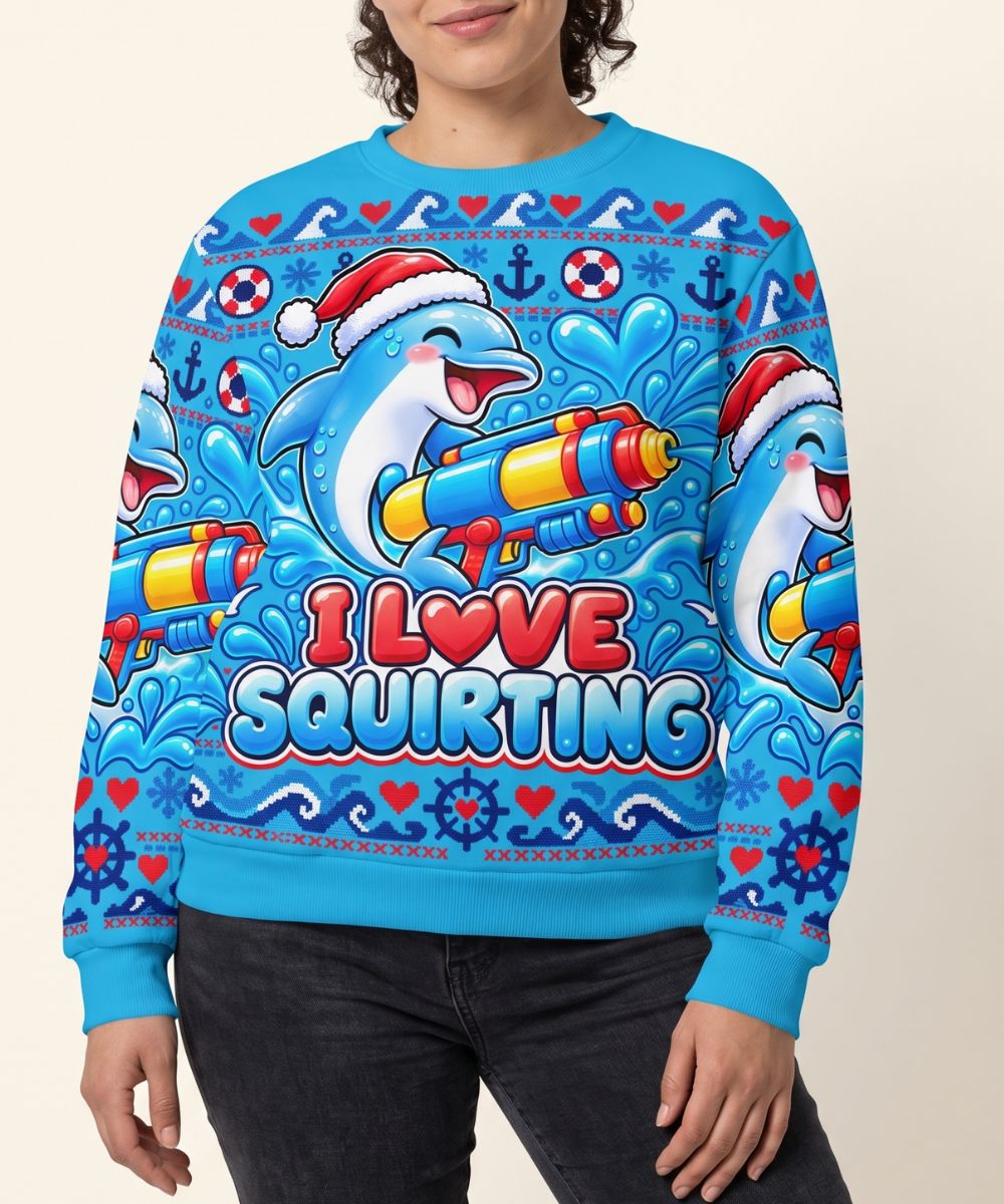 I LOVE SQUIRTING - Signature Kersttrui