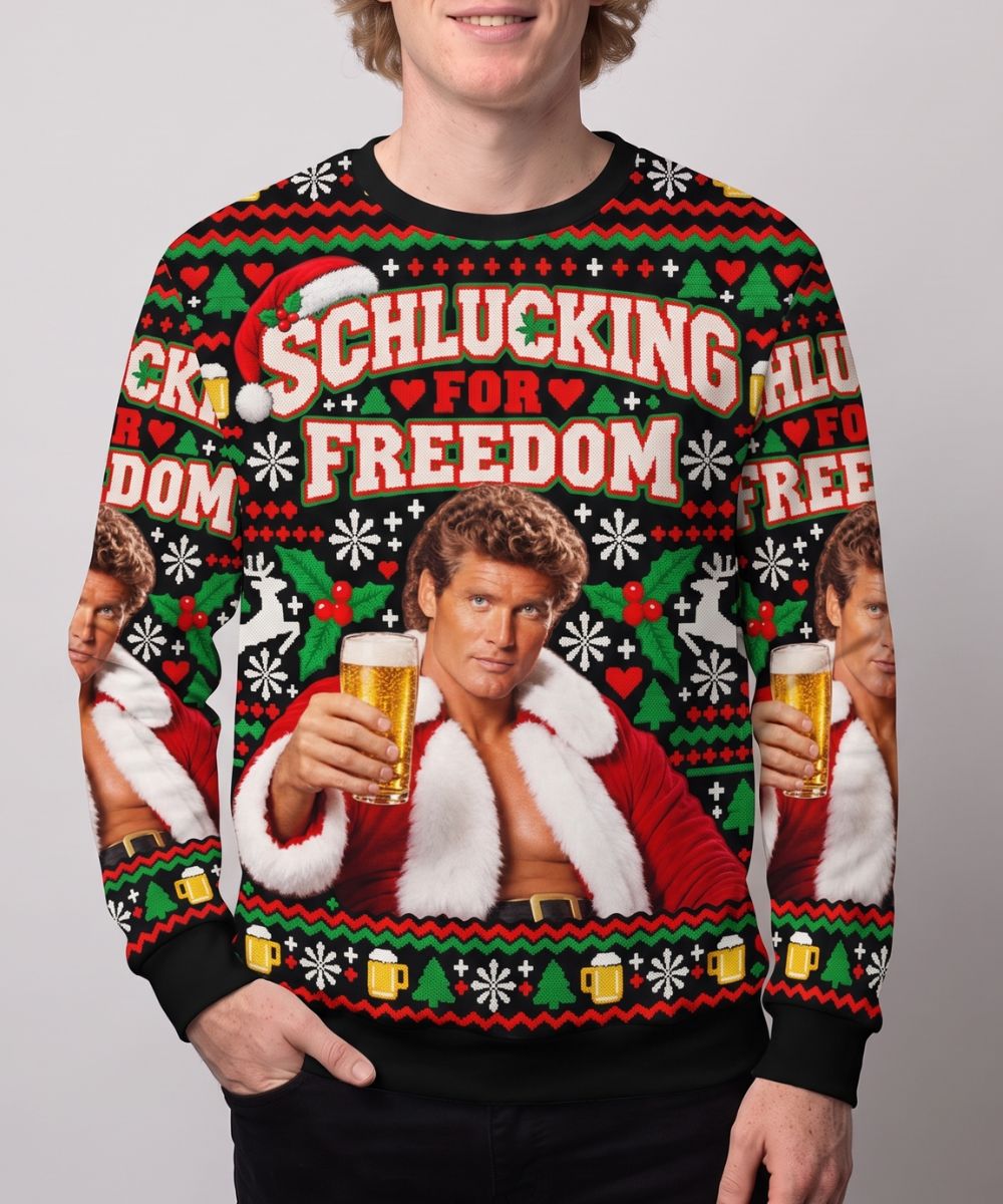 SCHLUCKING FOR FREEDOM - Jersey Navideño Signature