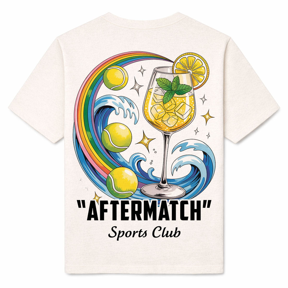 AFTERMATCH SPORTS CLUB - Premium T-Shirt Backprint