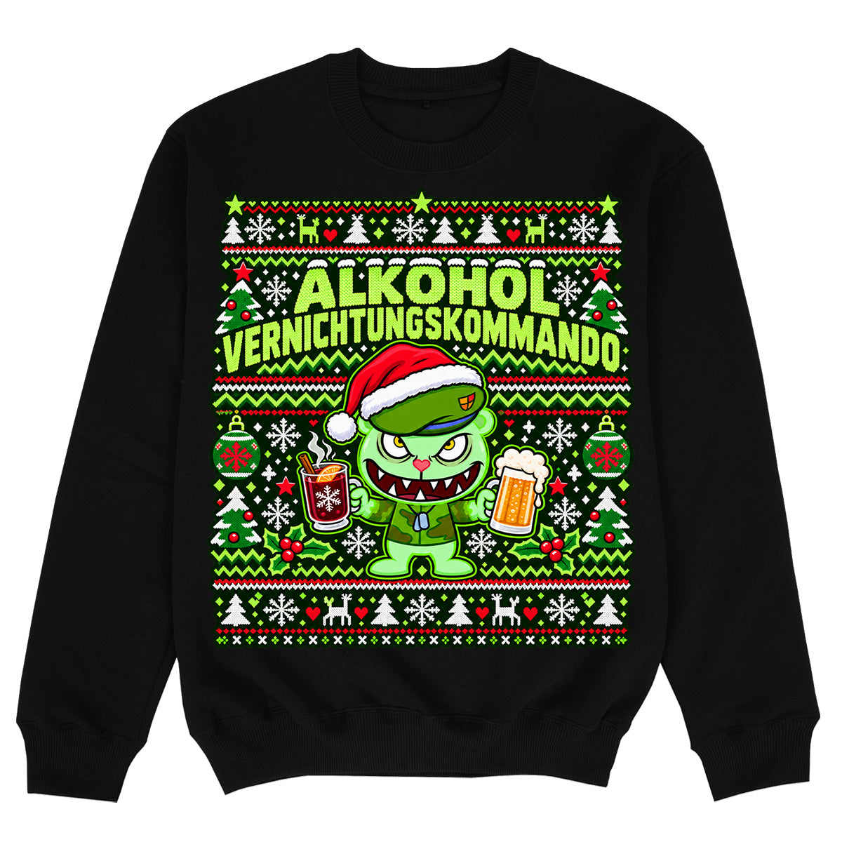 ALKOHOL VERNICHTUNGSKOMMANDO - Felpa Premium