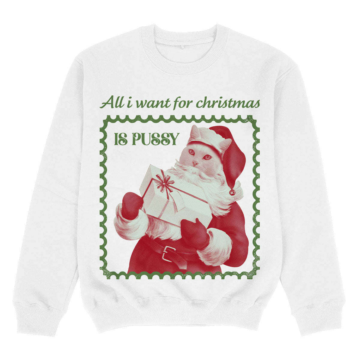 ALL I WANT CAT - Premium Christmas Sweater