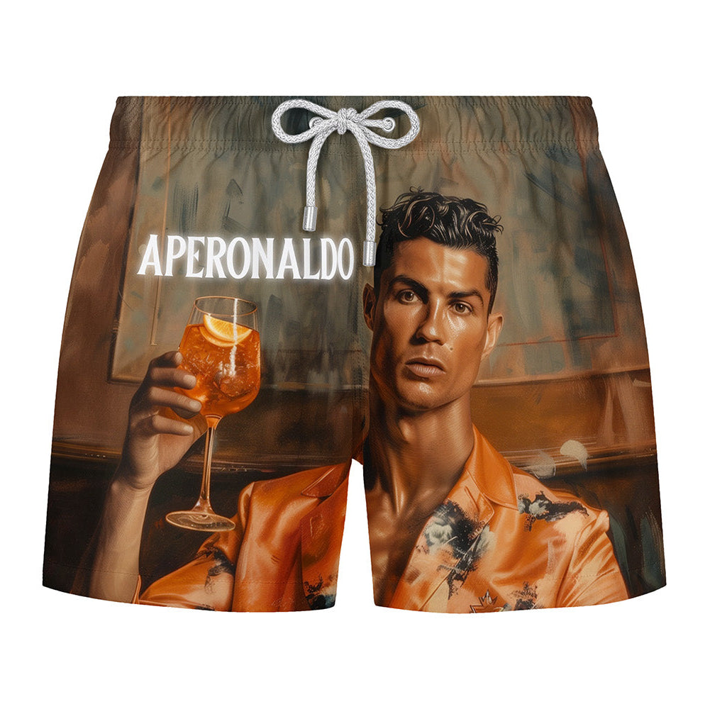 APERONALDO - Premium Badeshort Fullprint