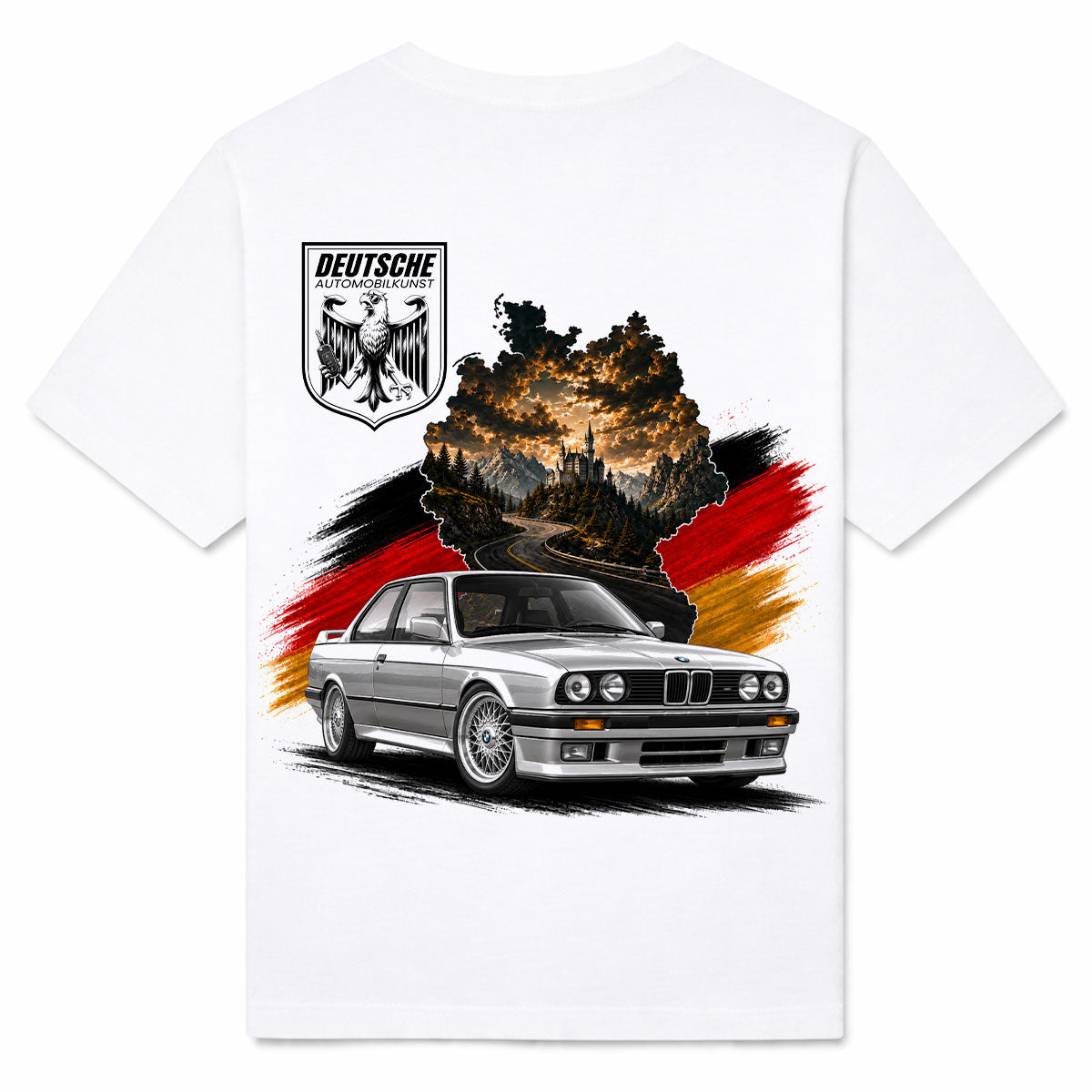 AUTOMOBILKUNST BMW - Premium T-Shirt Backprint