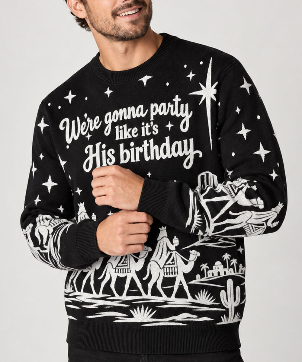 WE'RE GONNA PARTY - Jersey Navideño Signature
