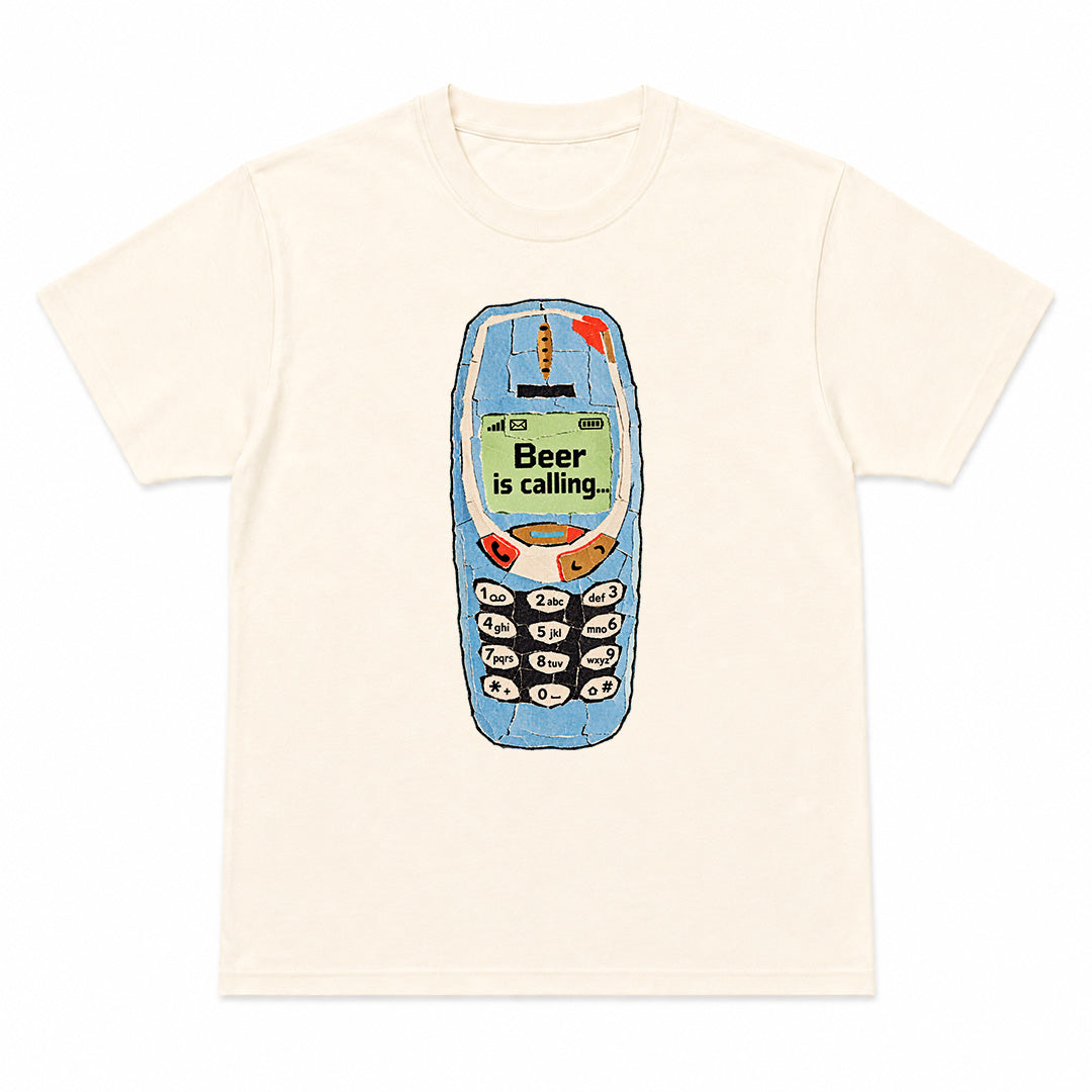 BEER IS CALLING - Premium Unisex T-Shirt