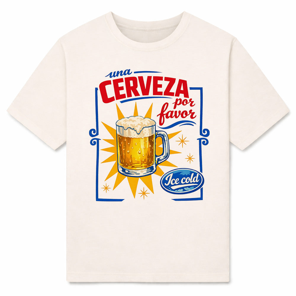 UNA CERVEZA - Premium T-Shirt Unisex