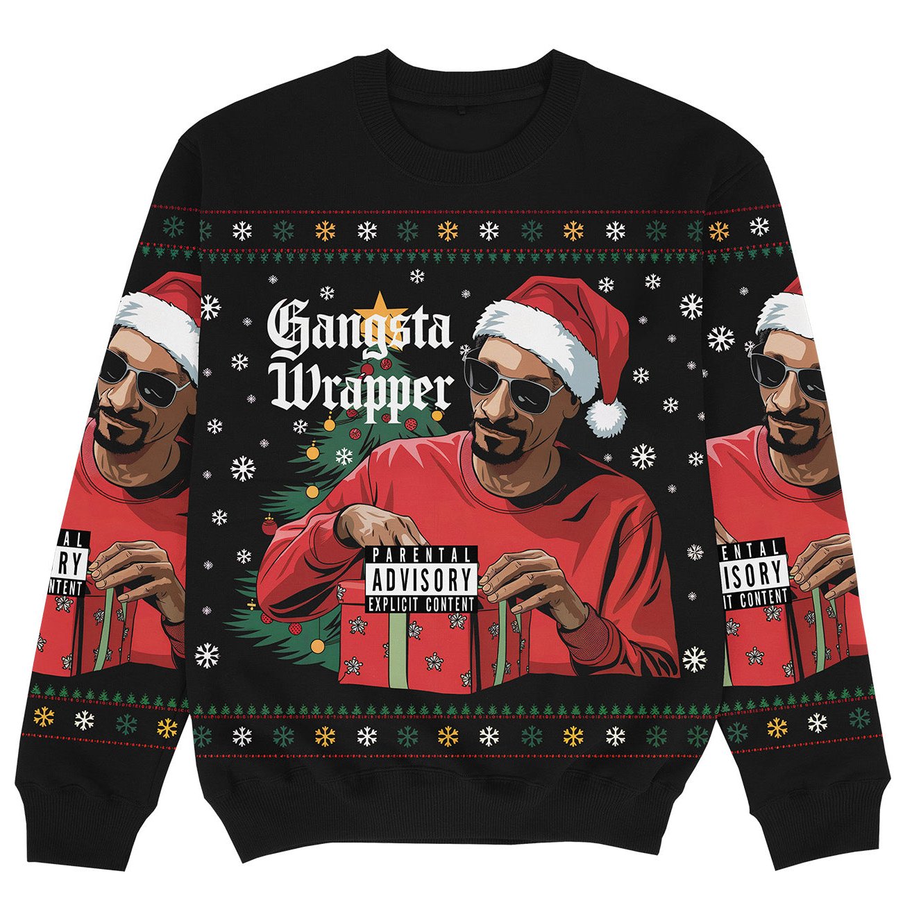 GANGSTA WRAPPER - Christmas Ugly Sweater
