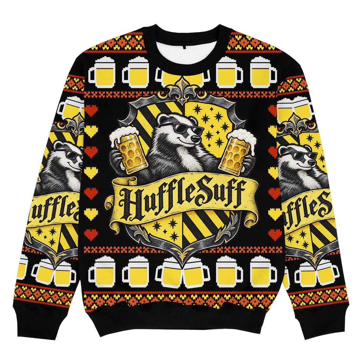 HUFFLESUFF - Sudadera navideña Signature