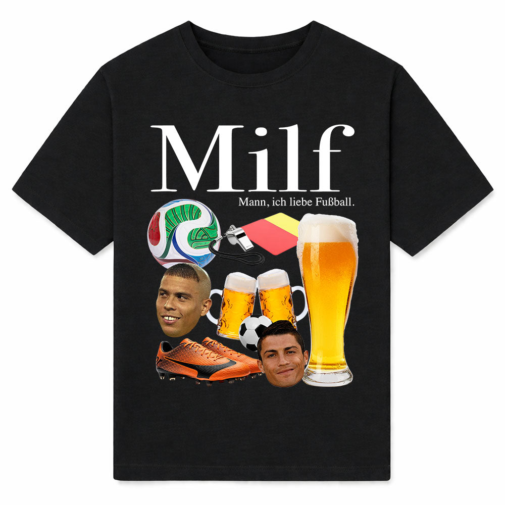MILF FUßBALL - Premium T-Shirt Unisex