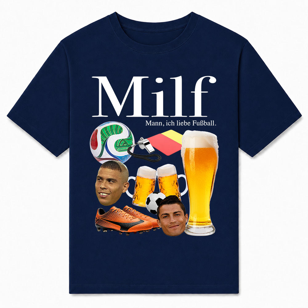 MILF FUßBALL - Premium T-Shirt Unisex