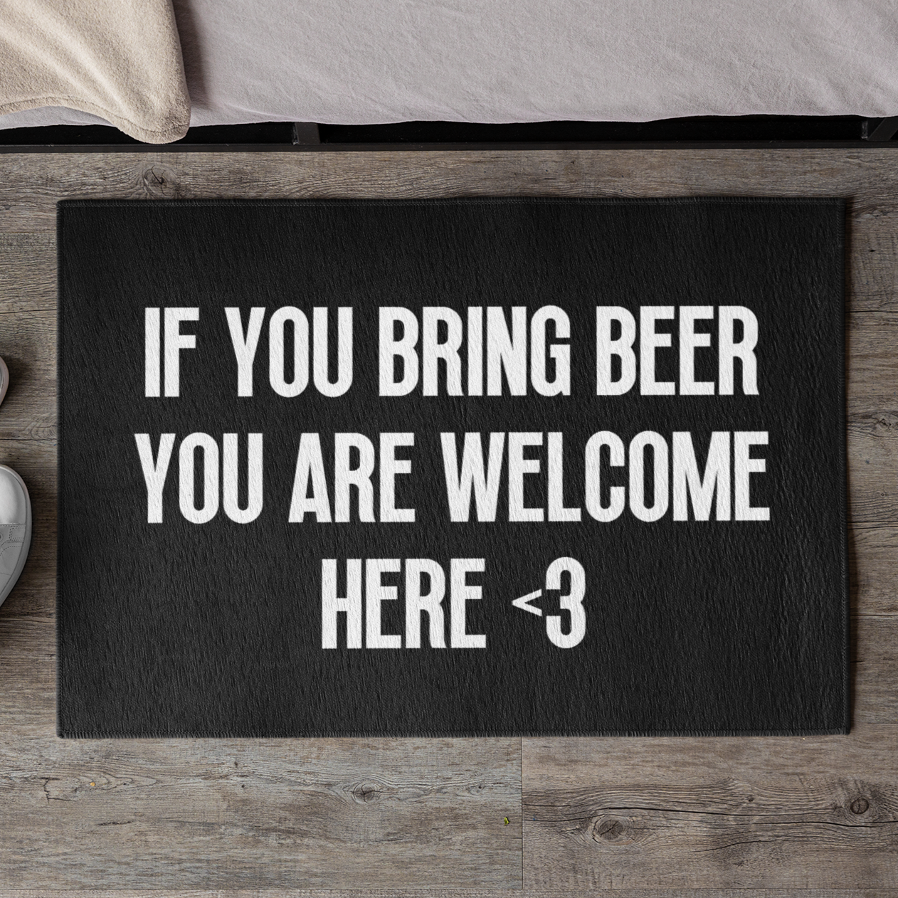 BRING BEER - Premium Fußmatte