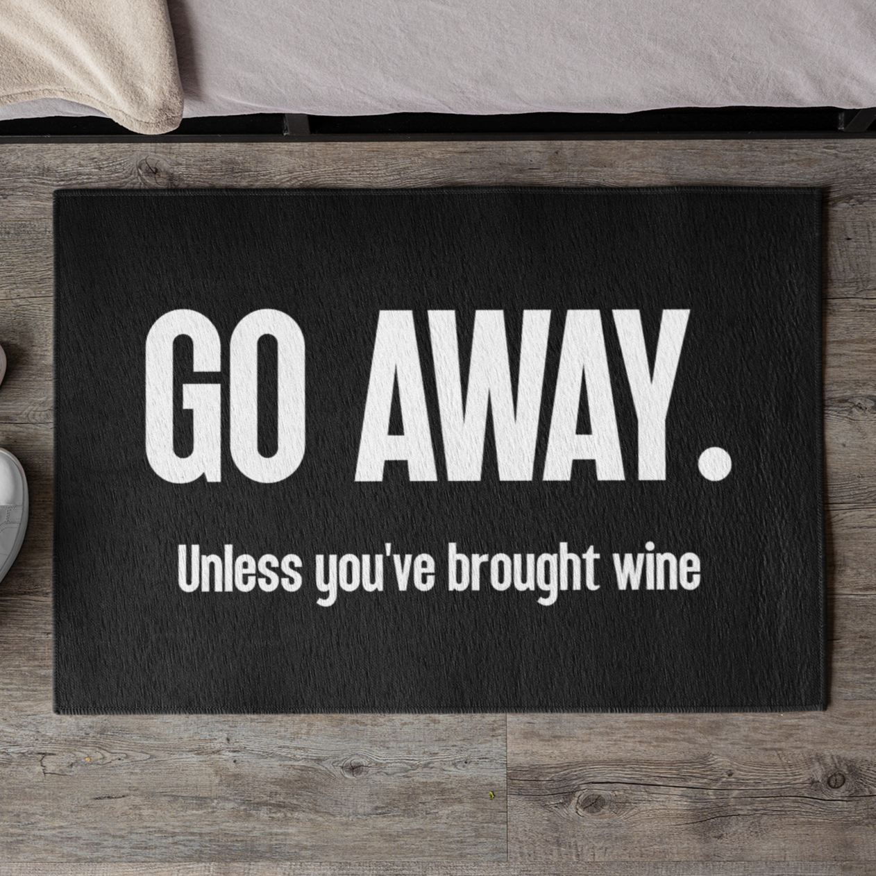 GO AWAY - Premium Fußmatte