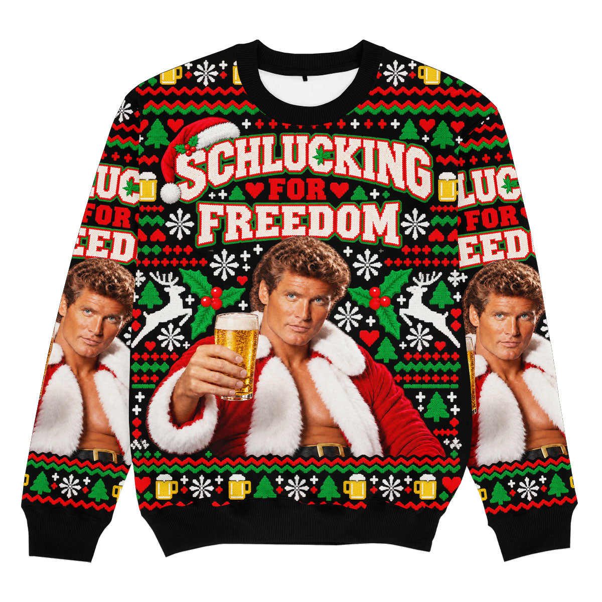 SCHLUCKING FOR FREEDOM - Jersey Navideño Signature