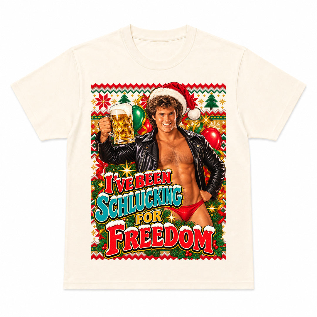 SCHLUCKING FOR FREEDOM - T-Shirt Premium Unisex