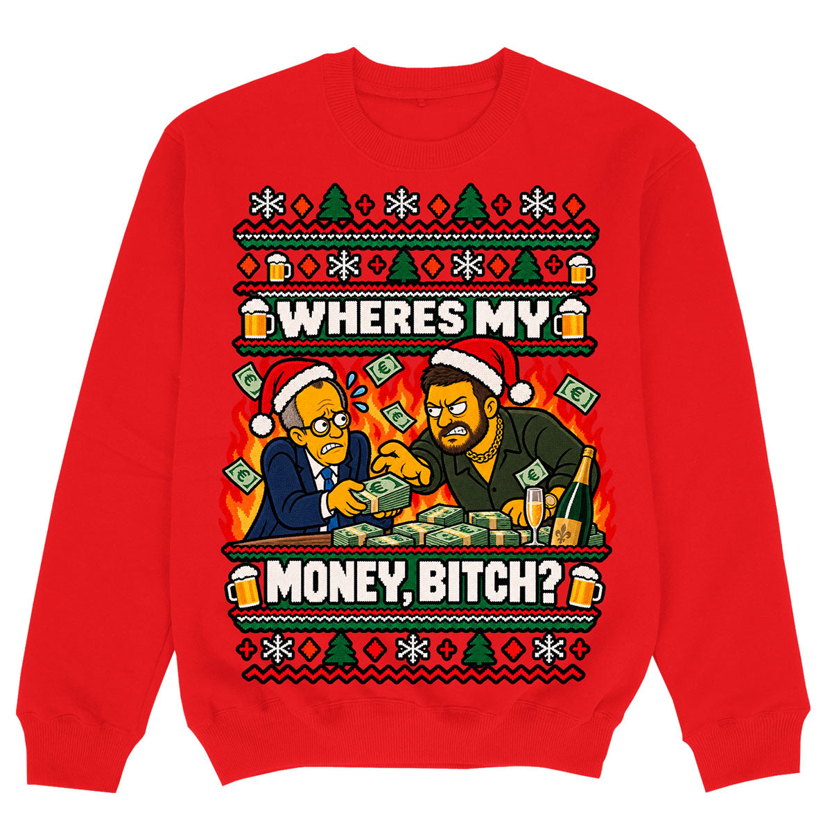 WHERE'S MY MONEY - Felpa Premium