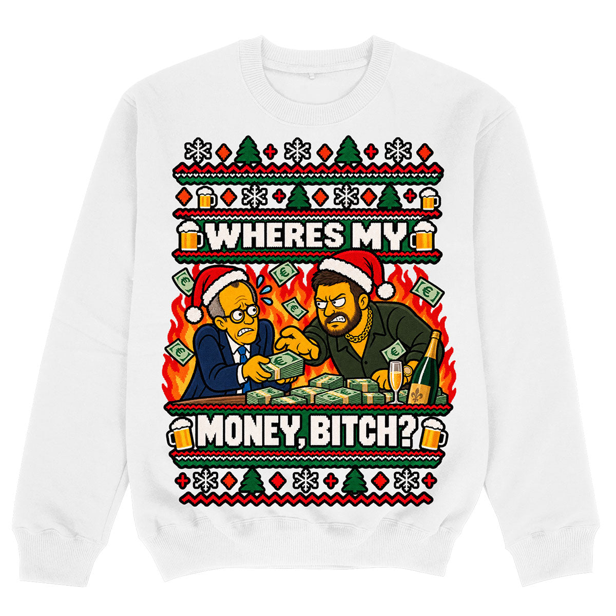 WHERE'S MY MONEY - Felpa Premium