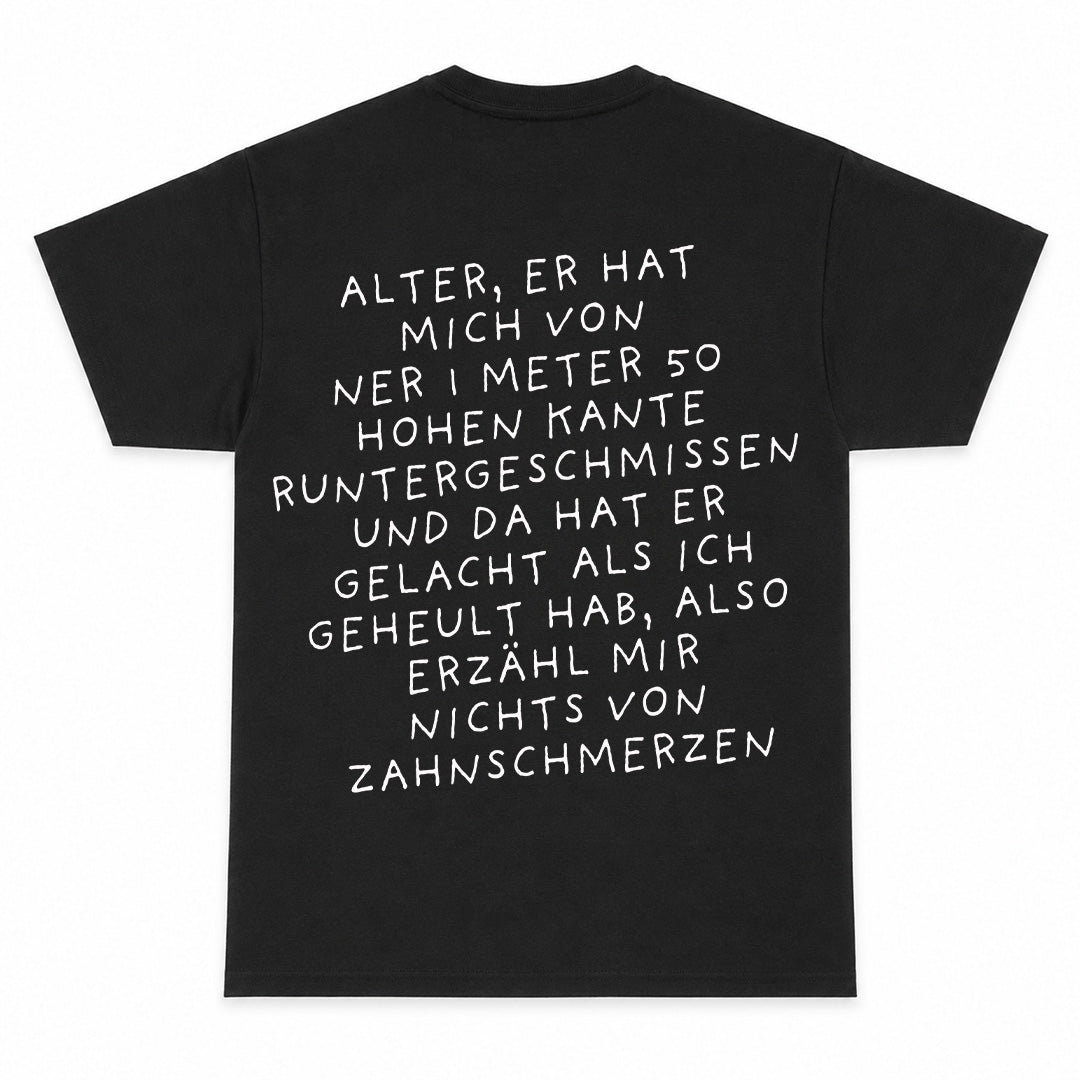 ZAHNSCHMERZEN - T-shirt Premium Unisex – Stampa sul retro