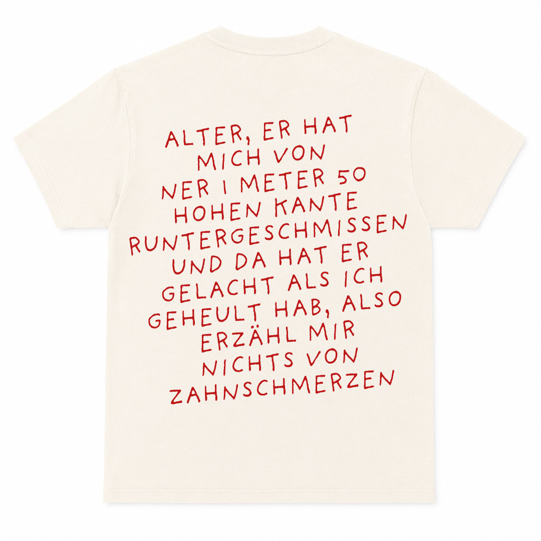 ZAHNSCHMERZEN - T-shirt Premium Unisex – Stampa sul retro